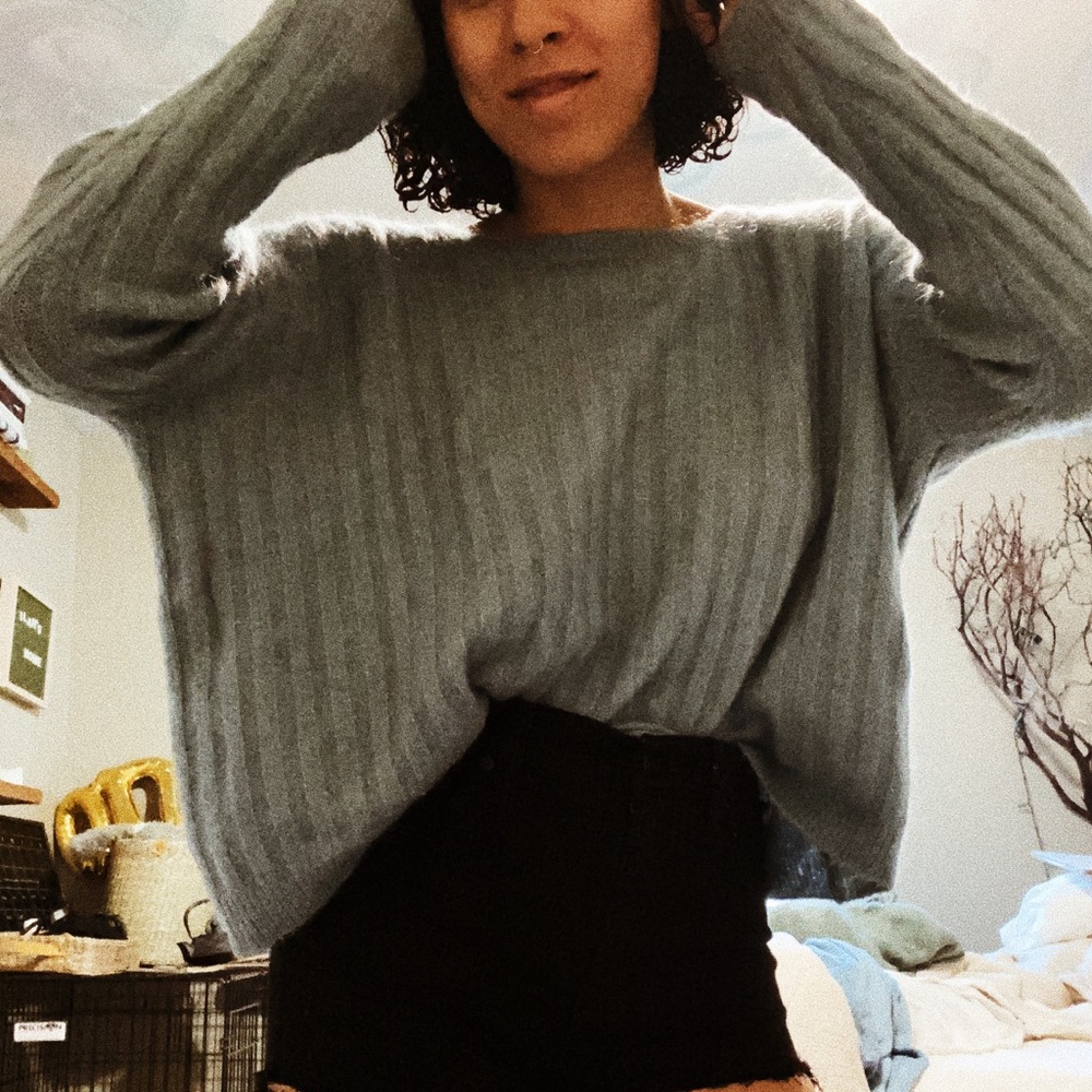 Brownie Blue Sweater